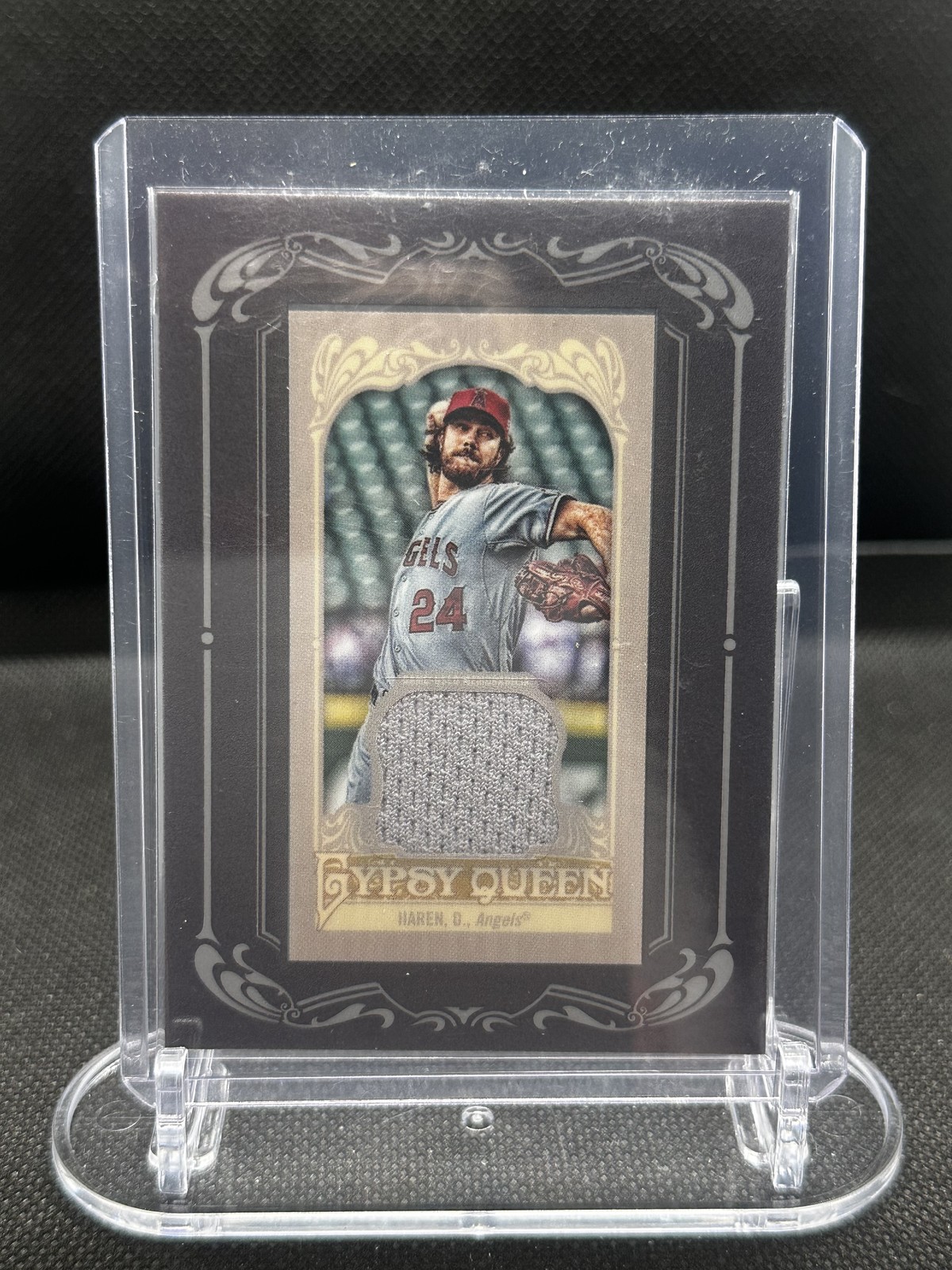 2012 Topps Gypsy Queen #GQMR-DH Dan Haren Framed Mini Relics
