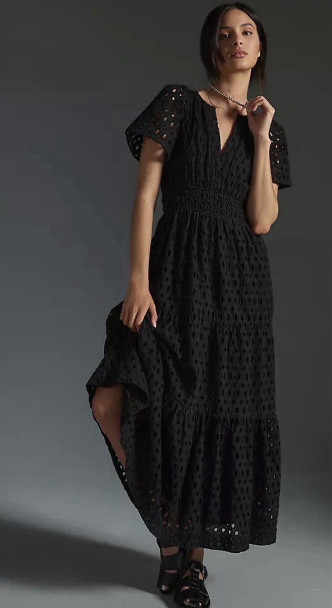 anthropologie somerset dress black Somerset Maxi Dress