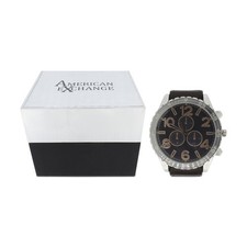 American Exchange Silver Men Watch With Interchangeable Straps 5314 *Ex-Display*