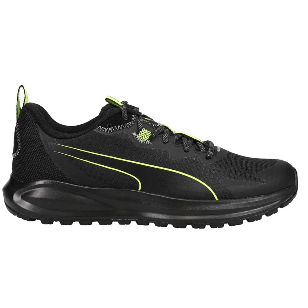 PUMA Twitch Runner Trail Running Mens Black Sneakers Athletic Shoes 37696101
