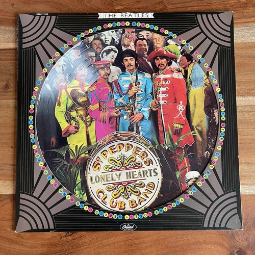 Beatles Sgt Peppers Picture Disc Vinyl 1978 Capitol SEAX-11840 Lonely Hearts