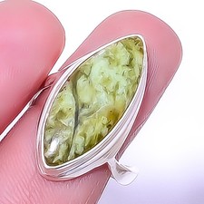 Chrome Chalcedony Handmade 925 Sterling Silver Jewelry Ring s.9.5 R9132 A32