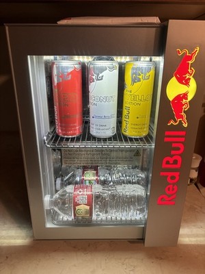 Red Bull Mini Fridge Baby Cooler 2020 RB-BC2020 Tested & Works