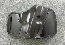 RH Black MTR Custom Leather Belt Holster - Colt Pony 380