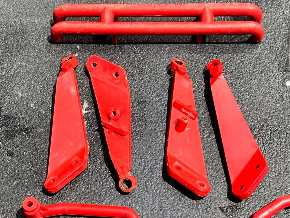 Tamiya Clod Buster 4x4x4 RC 1:10 Chassis F Parts & Metal Bag #10005969 RED NEW - Image 3 of 4