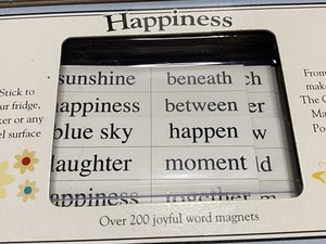 Magnet Kit. ‘’Magnetic Poetry Kit’ 200 Pieces. USA. New