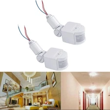 Outdoor 180° Degree Security PIR Motion Movement Sensor Detector Switch 85V