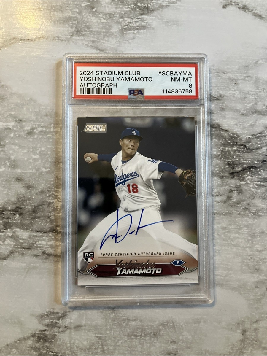 2024 Topps Stadium Club - Autographs Yoshinobu Yamamoto