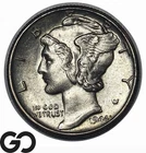 1944-S Mercury Dime, Choice BU++