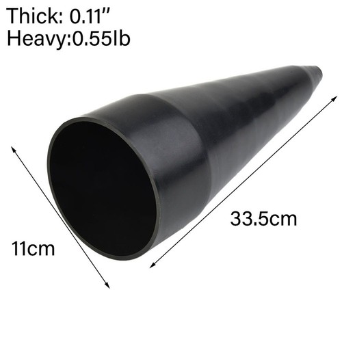 Black Plastic Material Top Diameter 19mm Botton Diameter 108mm Height 330mm - Picture 2 of 18