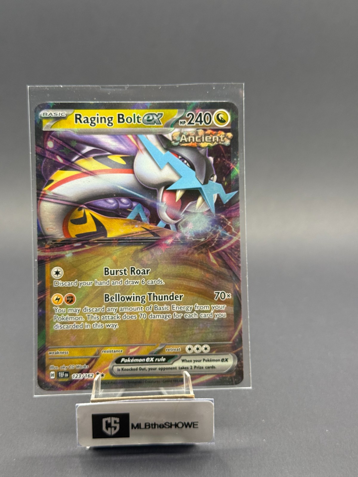 Raging Bolt ex Pokemon Temporal Forces 123/162 Near Mint