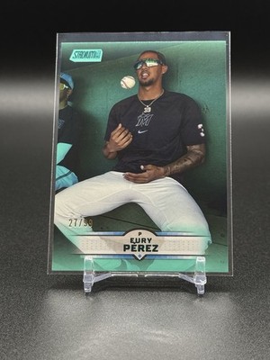 #131 Eury Perez Turquoise Foil /99 - 2025 Topps Stadium Club