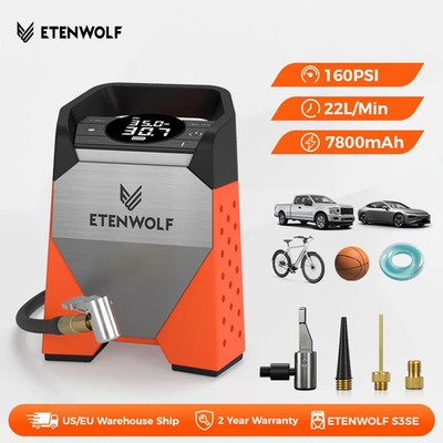 ETENWOLF S3C Luftkompressor Reifenf ller 7800 mAh