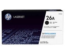 Image of New Genuine HP26A Black Toner Cartridge LaserJet Pro