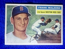 1956 Topps #304 Frank Malzone   Boston Red Sox EXMT