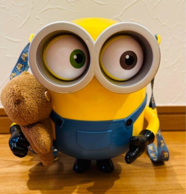 Universal Studio Japan Limited Minions Bob & Tim Talking Popcorn Bucket from JP