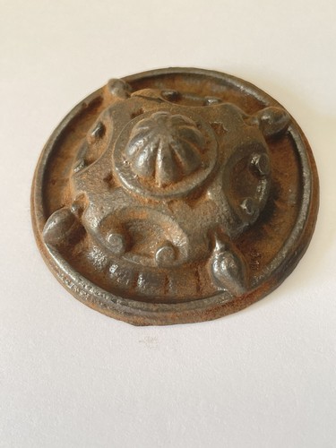 Ancienne Rosace en fonte pour Porte Portail Décoration Maison Jardin Fleurs - Picture 2 of 3