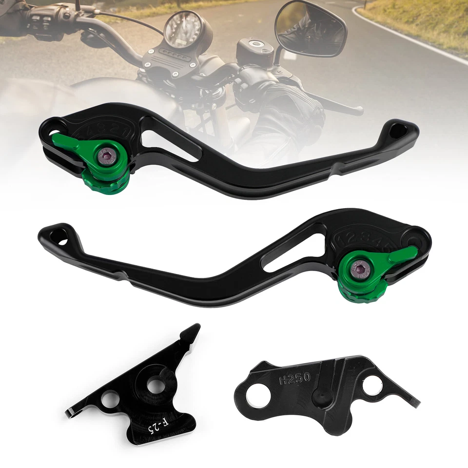 NEW Short Clutch Brake Lever fit for Honda CBR500R CB50OF/X CBR300R CB300F GRN Foto 2 de 4