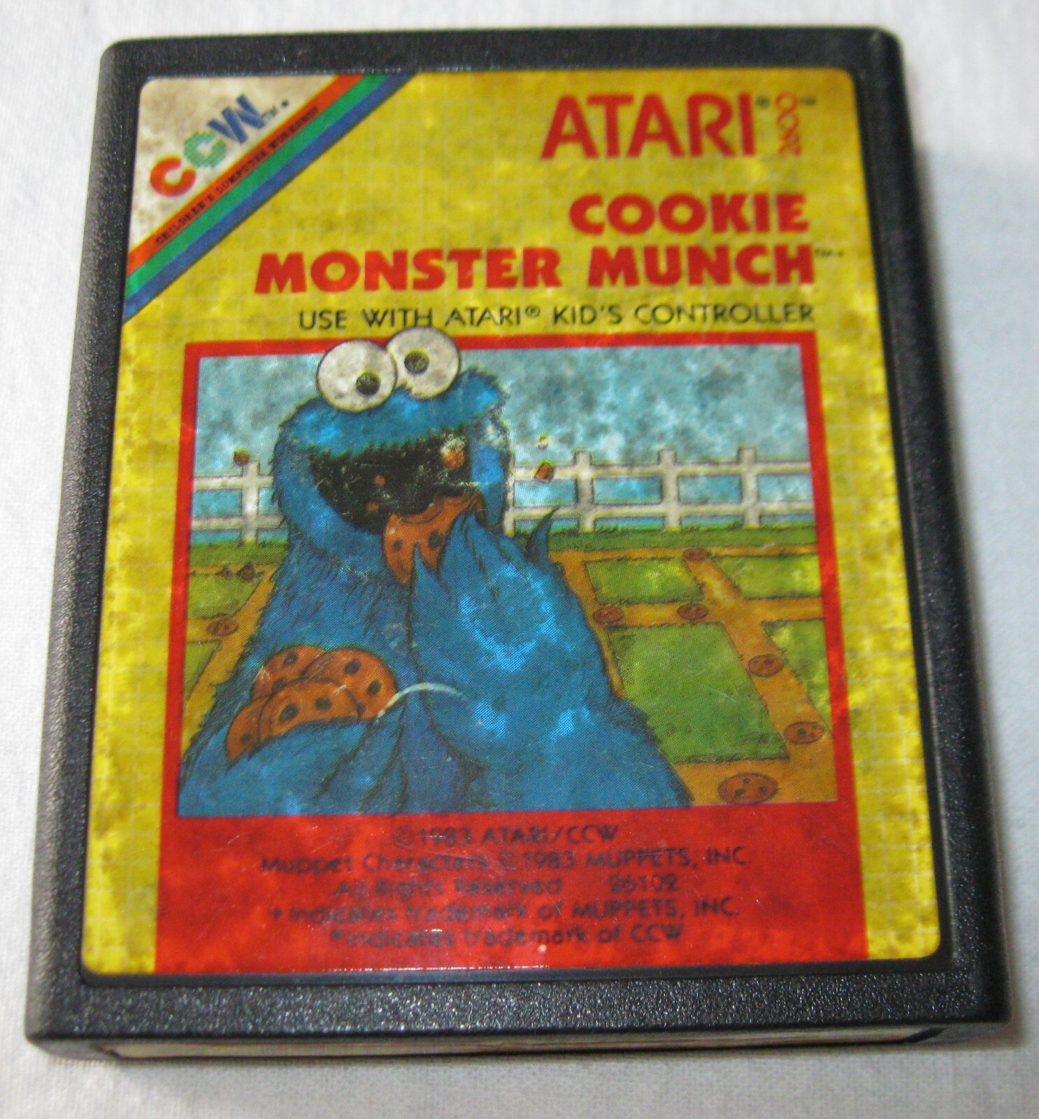 cookie monster munch authentique version originale atari 2600