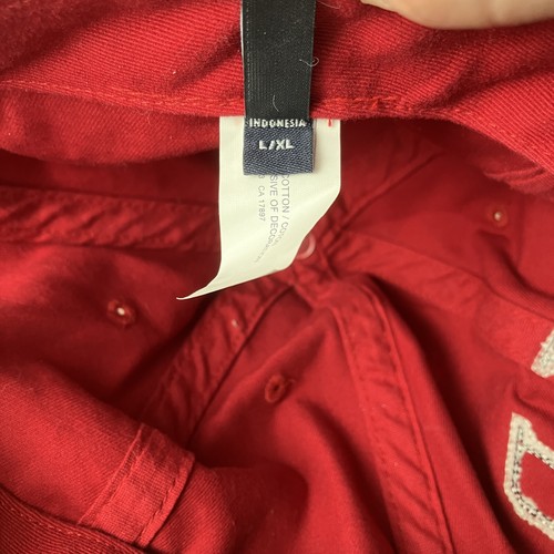 Gap Kids Hat Cap Adjustable Strapback Youth L / XL Baseball Cotton Red - Picture 7 of 8