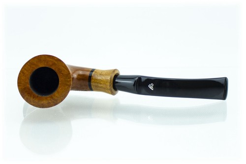 Pipa LUIGI VIPRATI Cherrywood Stand-up radica Liscia/rusticata Handmade Italy - Picture 2 of 3