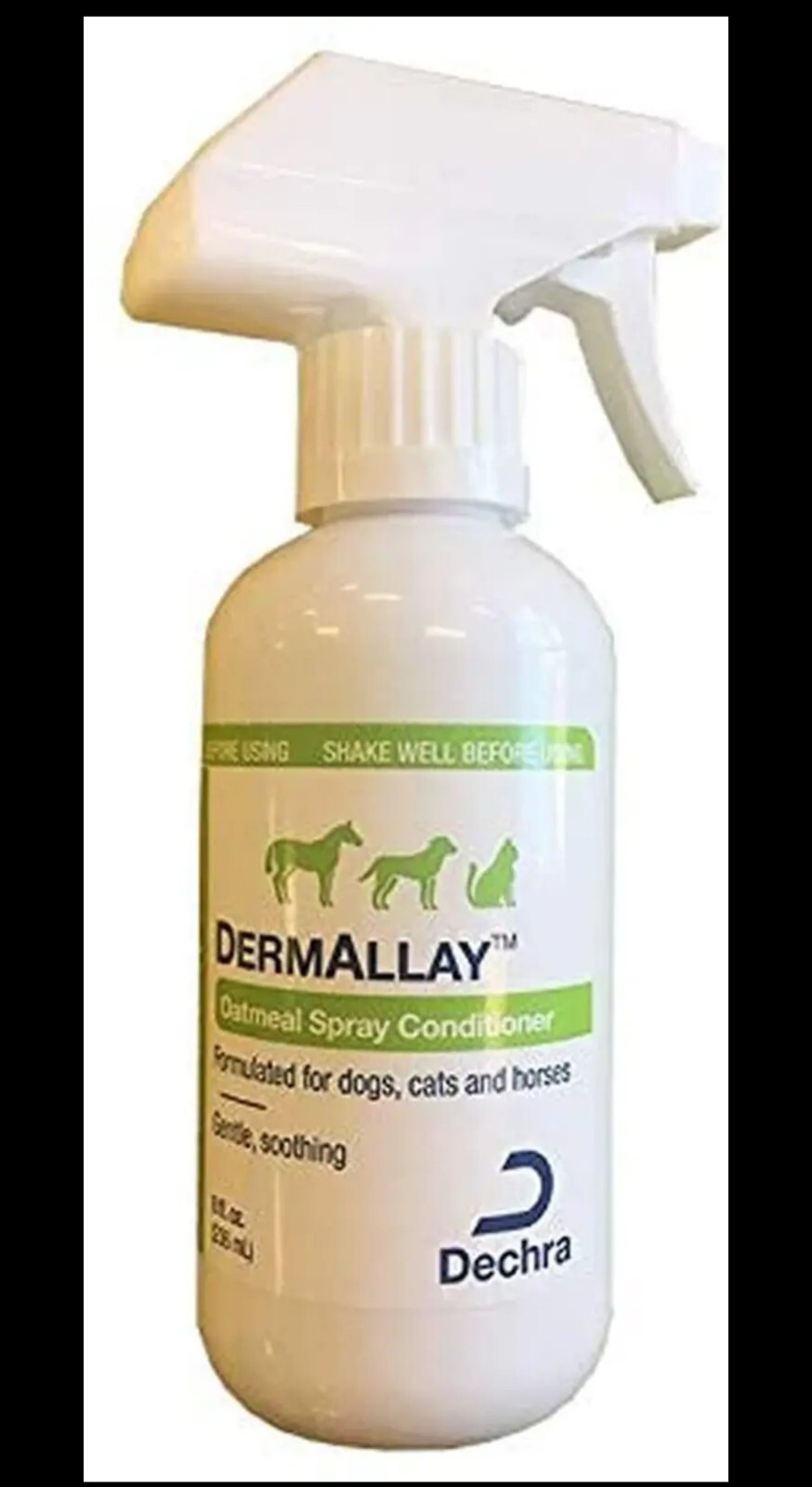 Dechra DermAllay Oatmeal Conditioner Spray 8fl Oz. for Animals Dogs Cats Horses 