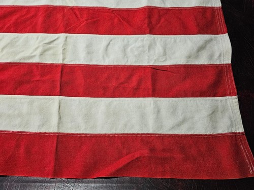 "De Colección Segunda Guerra Mundial 48 Estrellas Toro Perro Bunting Cosido Bandera de Estados Unidos 45""x68" - Imagen 4 de 16