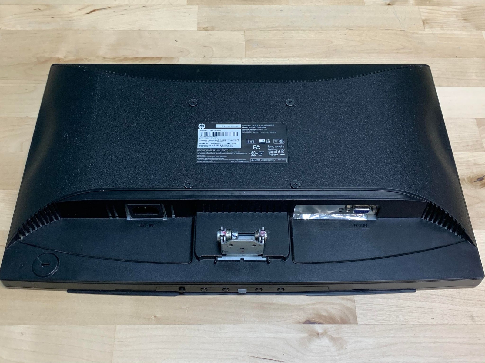 HP S1933 18.5" Widescreen LCD Monitor No Stand 0898 eBay