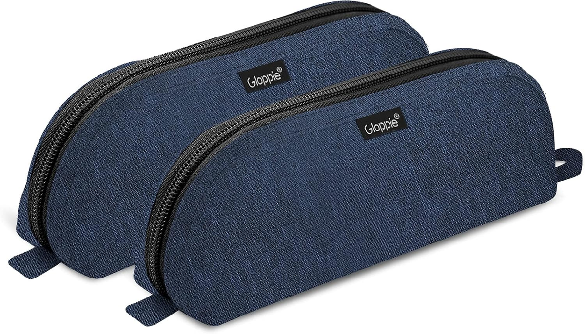 Gloppie Small Pencil Bag - Simple Aesthetic Pen Pouch For School & Office