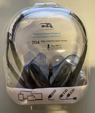 LOT OF 18 Cyber Acoustics AC-204RP4 Universal Stereo Headset with Mic