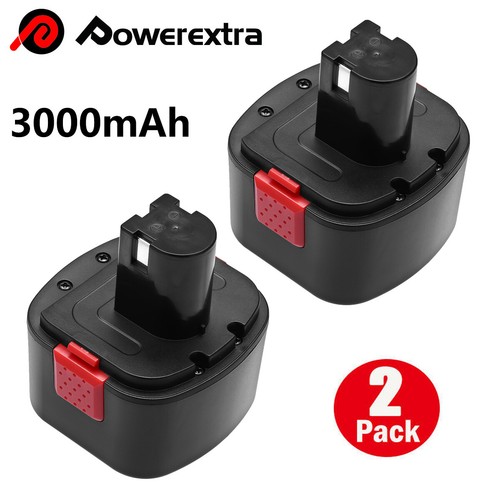 2 Pack 3.0Ah 12V Battery for Lincoln PowerLuber 12 Volt Grease Gun LIN