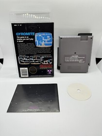 Gyromite - Nintendo NES - Complete In Box CIB Hangtab 5 Screw Near Mint!