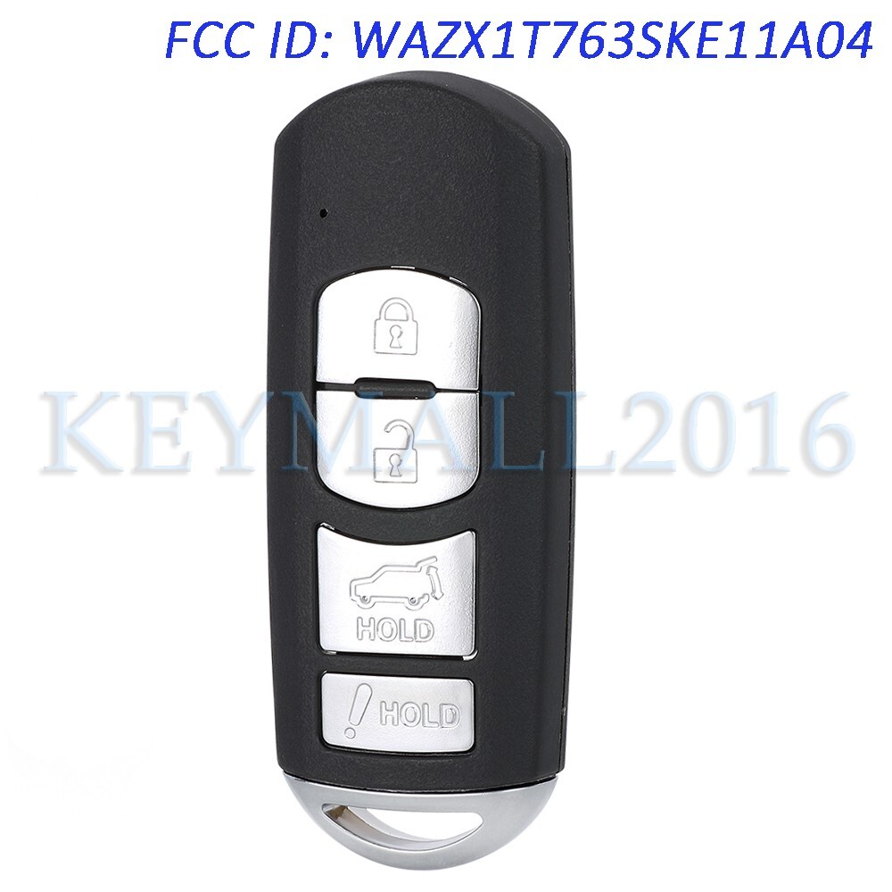 WAZX1T763SKE11A04 Smart Remote Key Fob for Mazda CX-7 CX-9 MX-5