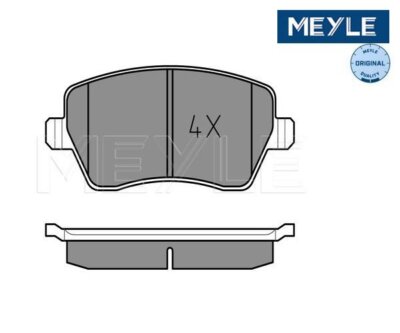Brake pad set, disc brake Meyle 0252397317 for Renault