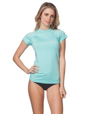 RIP CURL DAWN PATROL CAP SLEEVE RASH GUARD RASHGUARD 30 UPF MEDIUM K216 NWT 35