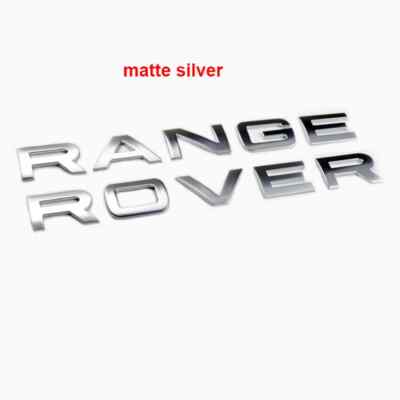 Old Before 2017 Sqaure Letters RANGE ROVER ABS Car Emblem for Land Range Rover