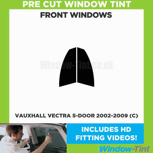 Pre Cut Car Window Tint for Vauxhall Vectra Hatch 5-door 02-09 (C) Front Opel - Picture 2 of 10