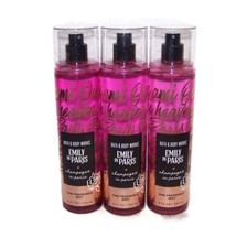Champagne in Paris Fragrance Mist Bath  Body Works 8 fl oz Lot of 3