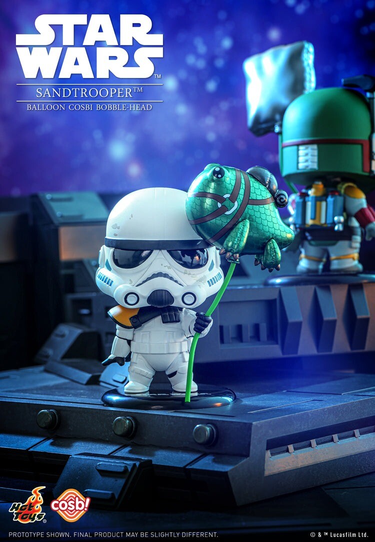 Hot Toys Star Wars Balloon Cosbi Bobble-Head Collection Figure Set