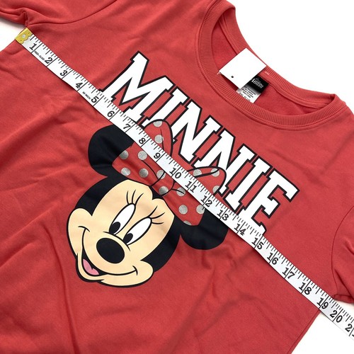 Disney Minnie Mouse Girls Size XXL Plus Crew Neck Sweatshirt Graphic Cayenne - Picture 6 of 7