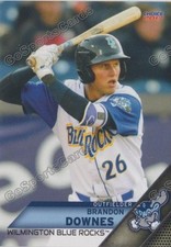 2017 Wilmington Blue Rocks Brandon Downes RC Rookie Royals