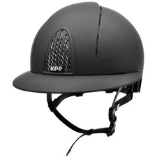 KEP ITALIA Smart Black Polo Visor Riding Helmet