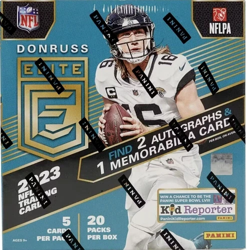 2023 Panini Donruss Elite Football Factory Sealed Hobby Box