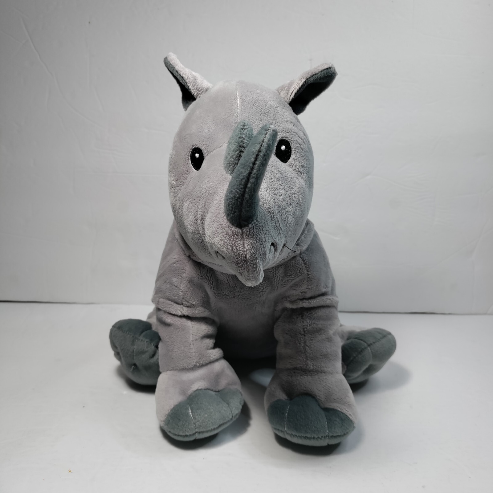 2017 I Know a Rhino Gray Rhinoceros Plush Doll Toy Kohls Cares  Charles Fuge