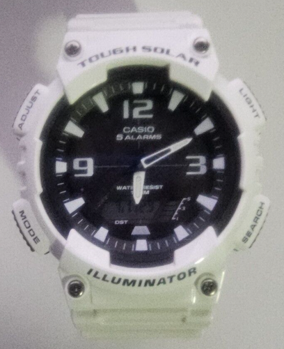 CASIO Men’s WHITE Solar Sport Combination Watch – AQS810WC-7AV MSRP: 