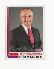 ROB   MANFRED   MLB     AUTOGRAPHED   CARD