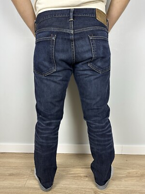 Polo Ralph Lauren Red Line Selvedge Jeans Sullivan Slim Mens 33x32