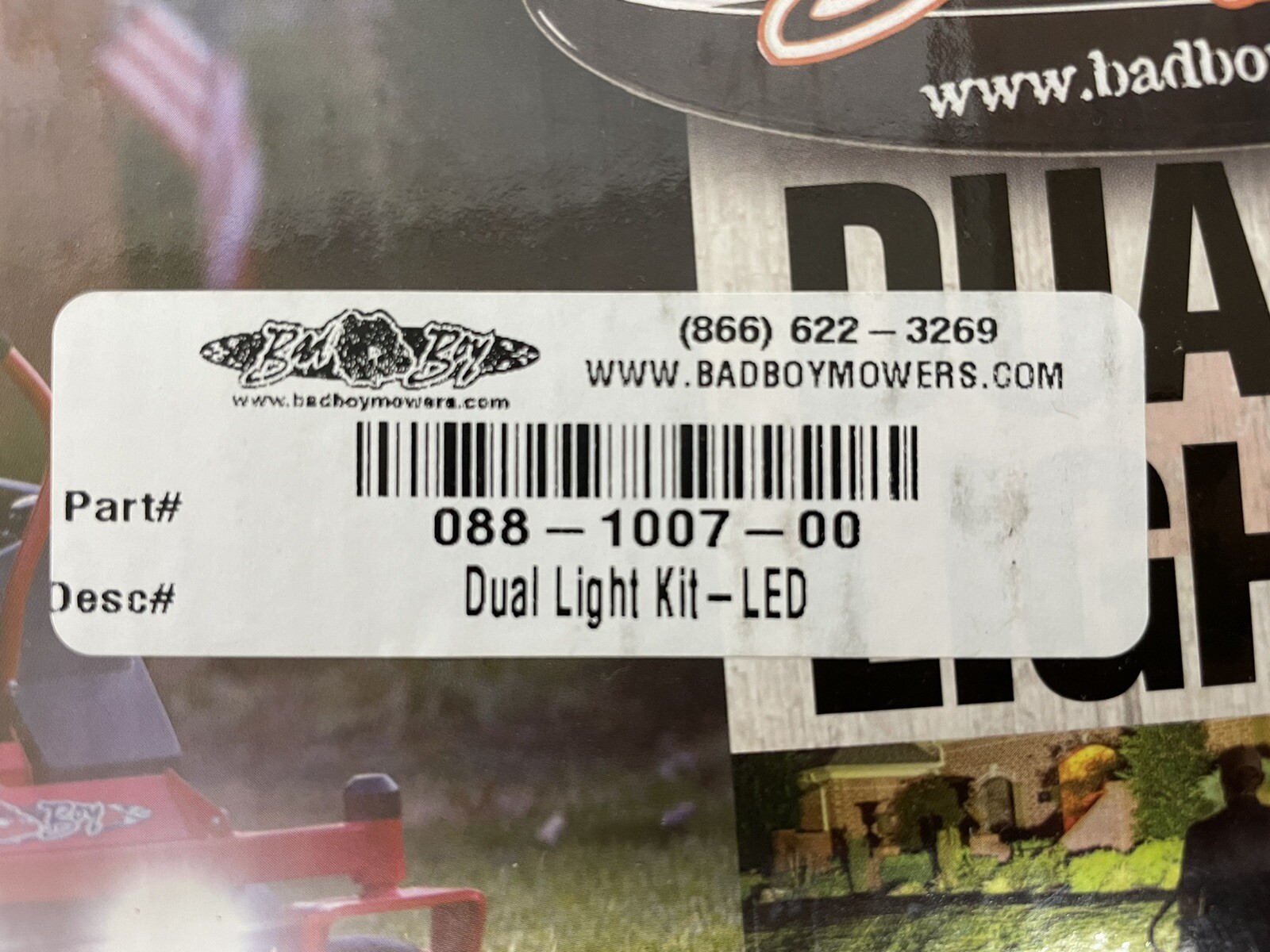BAD BOY MOWERS OEM 088-1007-00 Dual LED Light Kit | eBay 