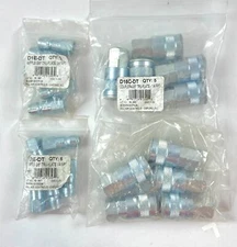 Ez-Flow D1E-DT Nipple 3/8" & Coupler 3/8" Tru-Flate 1/4 NPT Air Hose Fittings