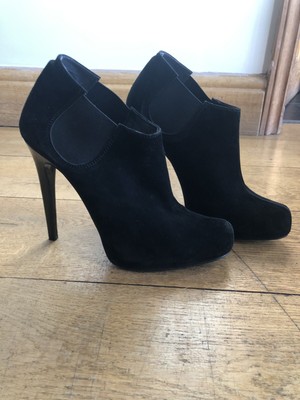 dune black suede boots